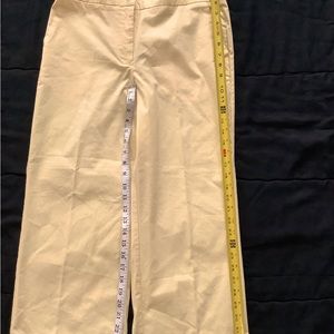 New York & Company yellow capris sz 8